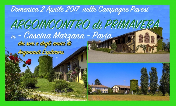 ARGOINCONTRO DI PRIMAVERA - PAVIA -domenica 2 aprile 2017 -  ARGONAUTI  EXPLORERS